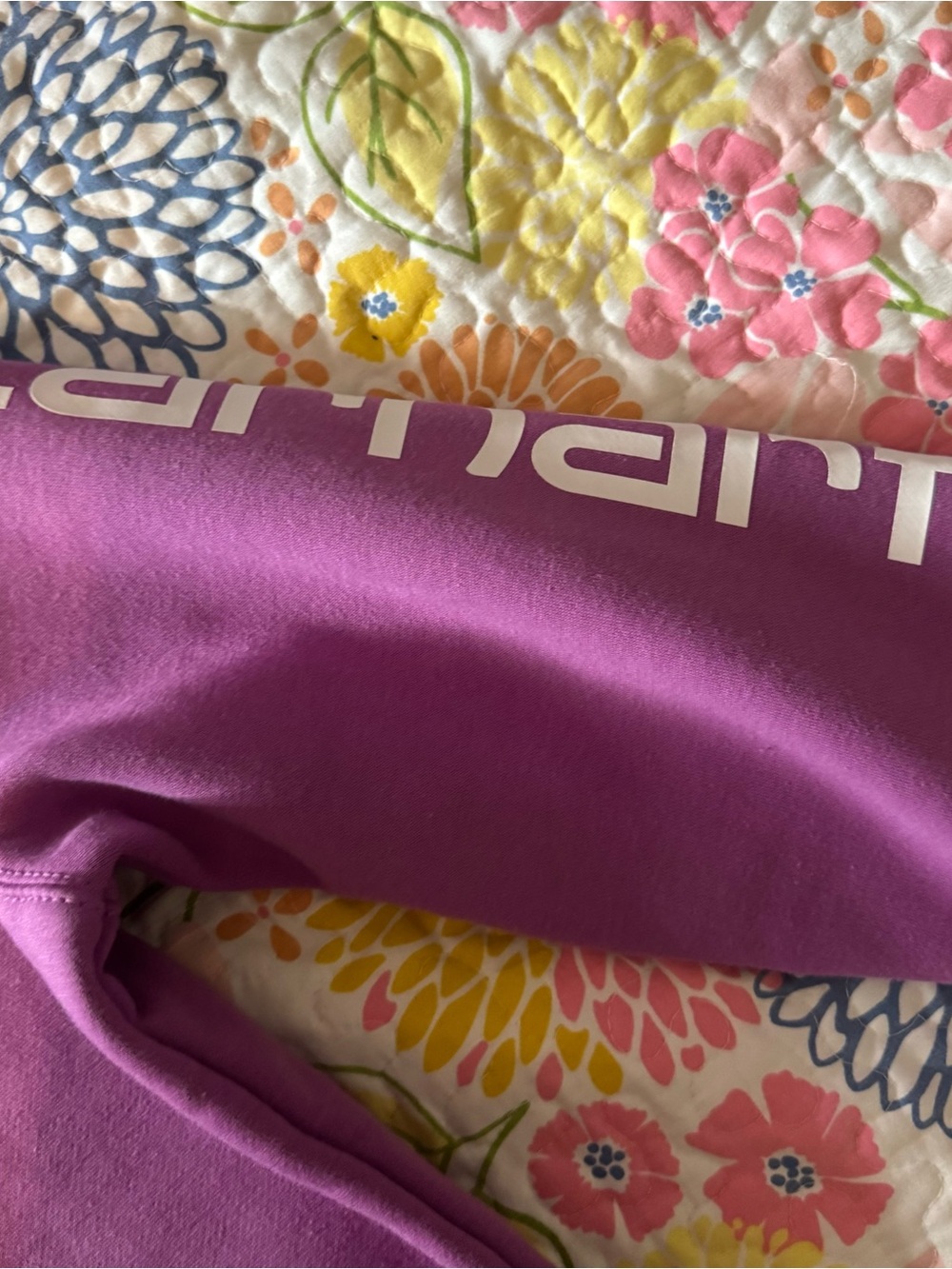 NWT medium Women's Carhartt Graphic Sleeve Pullover Sweatshirt - Picture 3 of 4